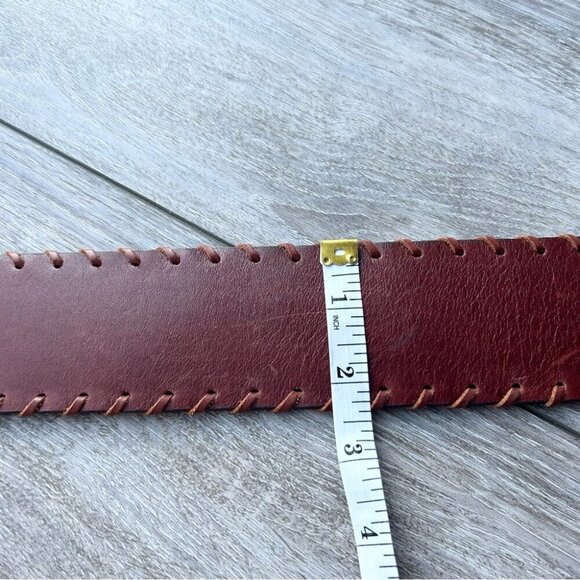 Liz Claiborne Wide Braided Leather Belt - Picture 13 of 14